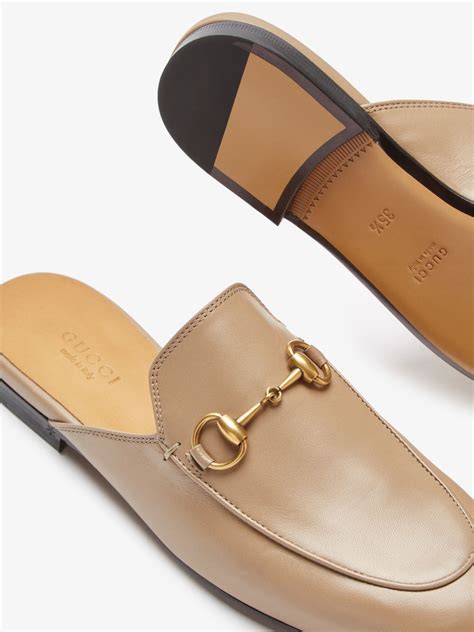 gucci tan mule